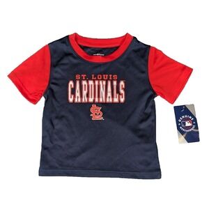 St Louis Cardinals | MLB | Red Navy | Boys |‎ St. Louis Cardinals T-Shirt | 2T